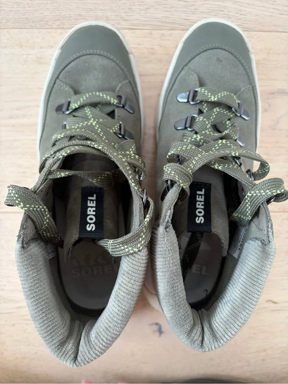 Sorel ONA™ Ave Alpine Lite Boot - Stone Green / Bleached Ceramic. - Picture 4 of 6